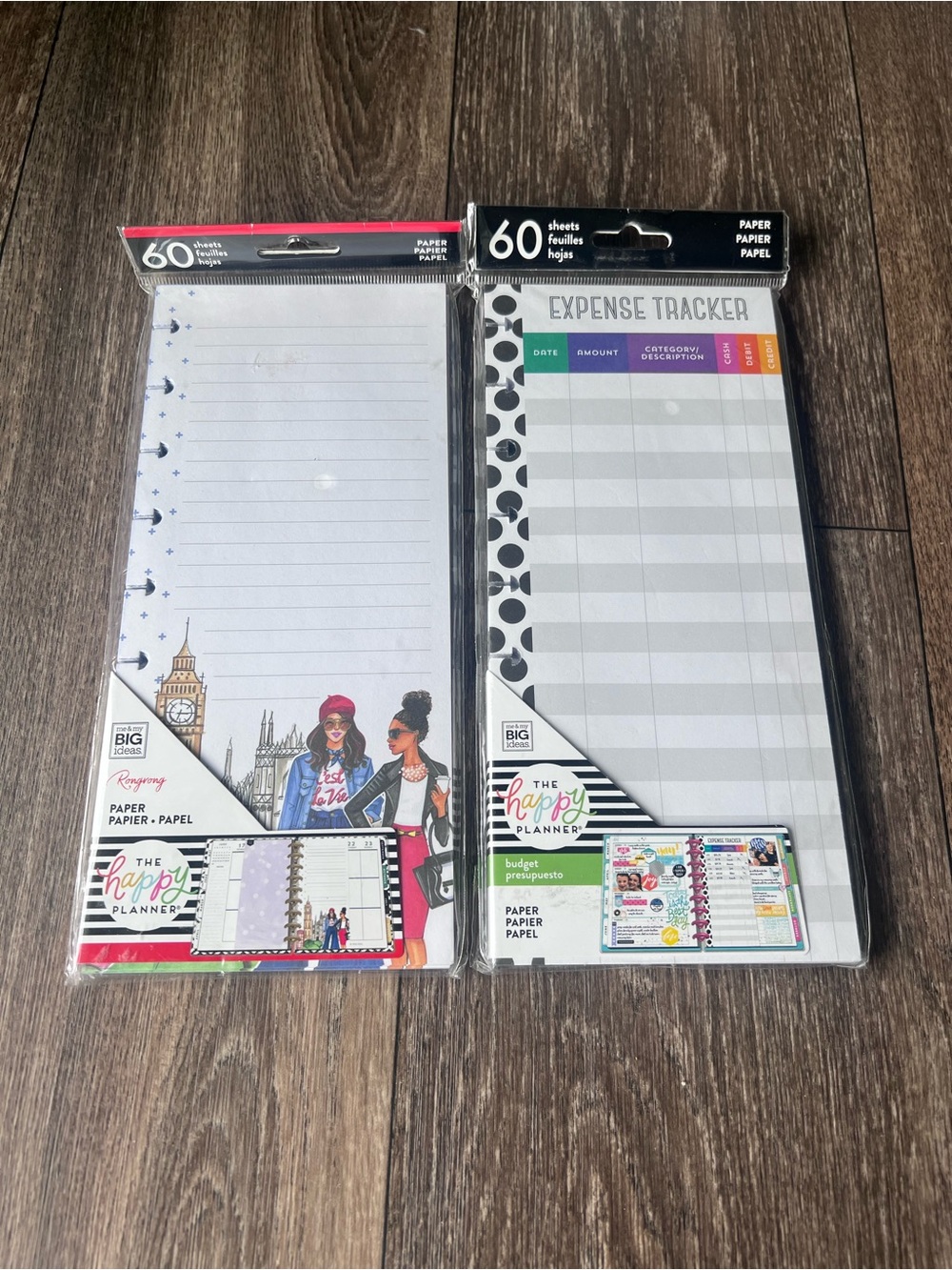Happy Planner Expense Tracker & Notes Sheets